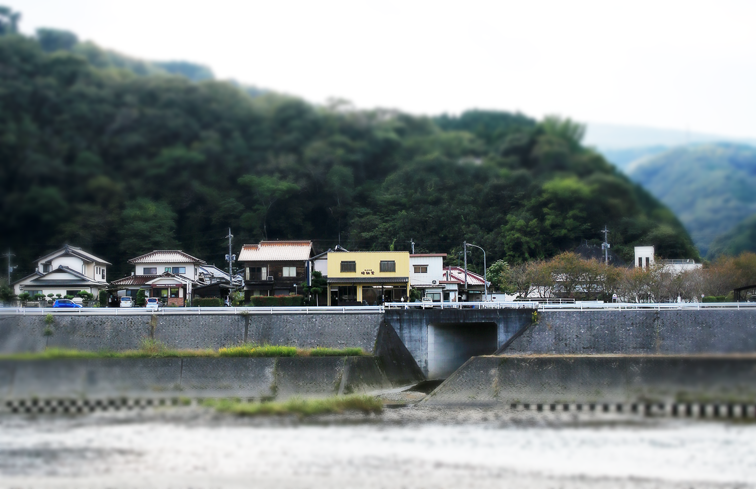 吉井川沿いに店舗を構える昭和堂